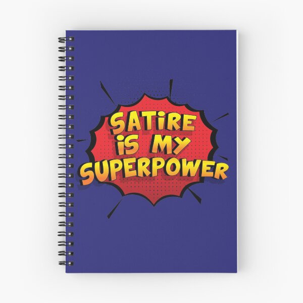 Artikelvorschau, Satire ist mein Superpower Lustiges Satire Designgeschenk entworfen und verkauft von Custom365.