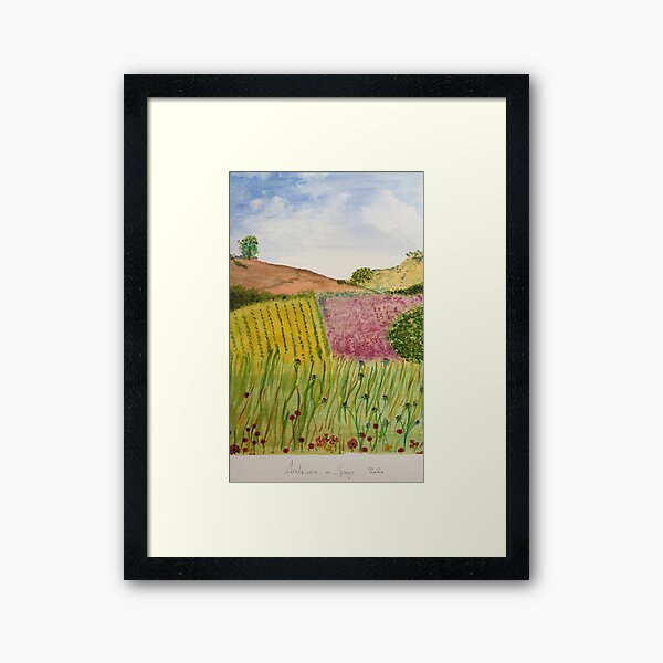 Andalusia in spring Framed Art Print