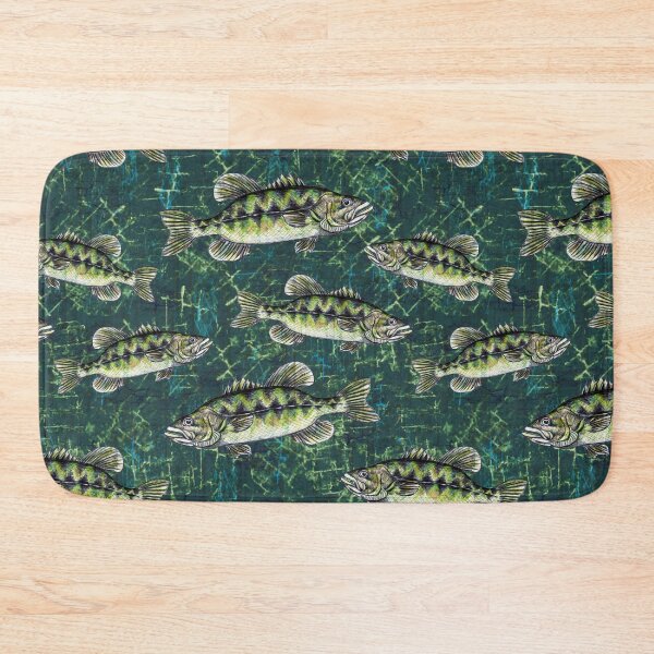 Item preview, Largemouth Bass Camo Pattern designed and sold by Michelebuttons.