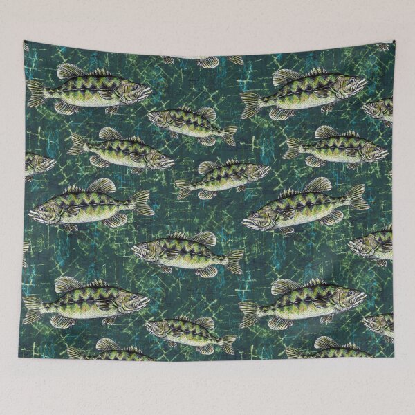 Item preview, Largemouth Bass Camo Pattern designed and sold by Michelebuttons.