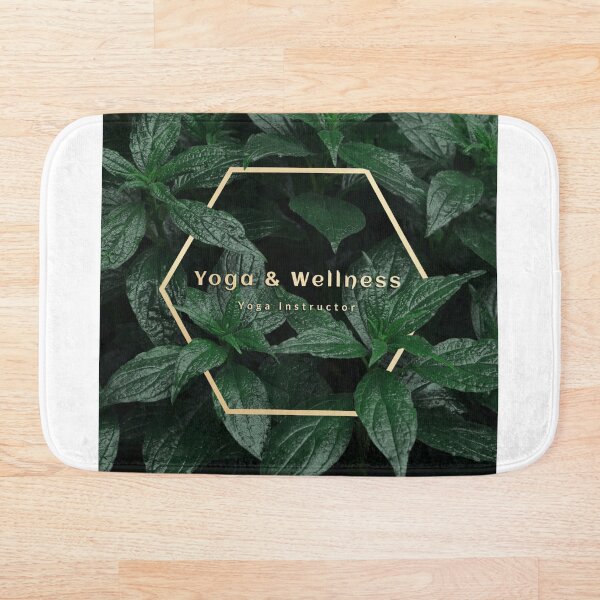 Yoga & Wellness Yoga Instructor Bath Mat