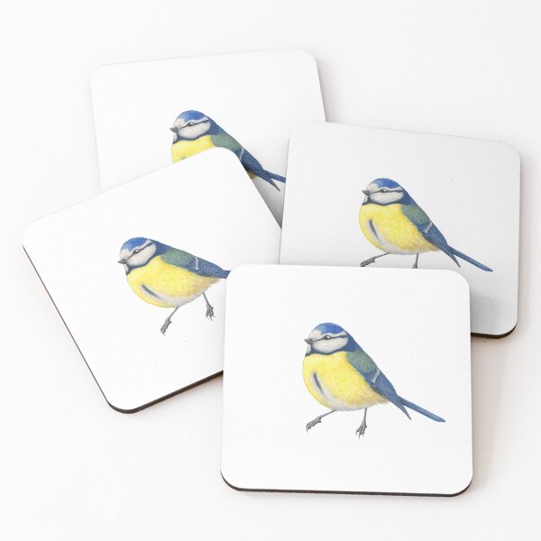Artikelvorschau, Blaumeise - Vogel-Aquarell-Illustration - Projekt zum Schutz von Vögeln und Insekten entworfen und verkauft von Laura Montserrat.