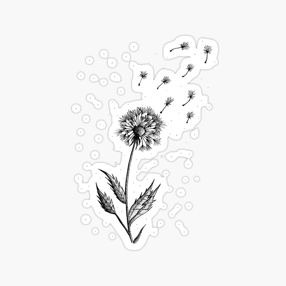 Dandelion | Temporary tattoos - minink