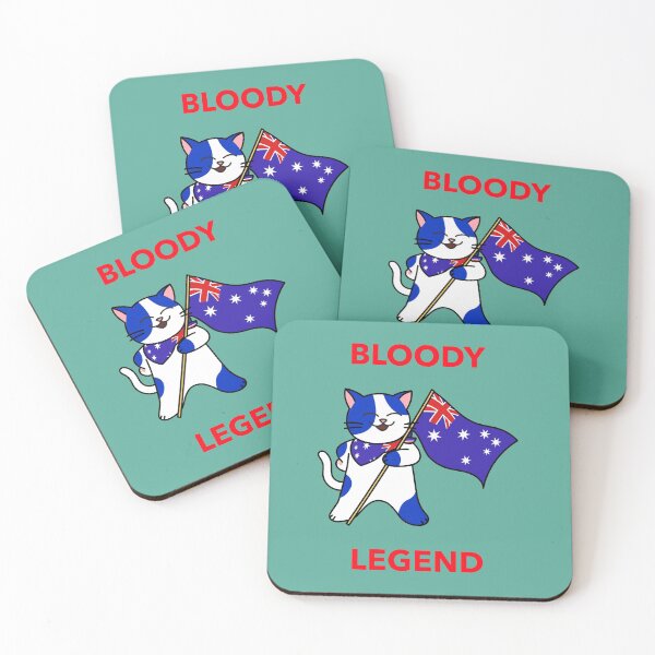 Item preview, Aussie Bloody Legend Cat Tee designed and sold by stevencox26.