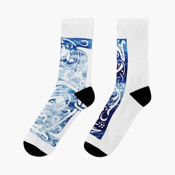 Item preview, The Letter I Blue Ocean Waves  designed and sold by yacine12353.
