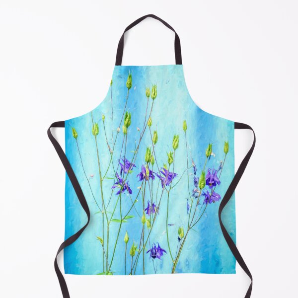 Item preview, Dark Blue Delphinium Soft Oil Style designed and sold by NeonAbstracts.