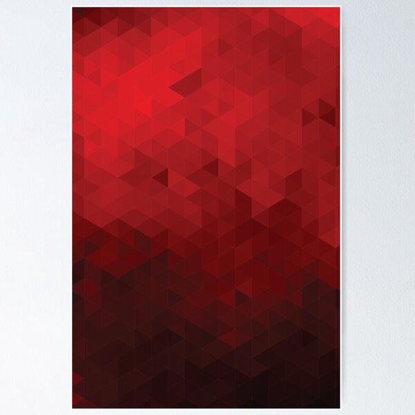 Item preview, Low Poly | Red-Black | Aesthetic designed and sold by Minimalwiz.