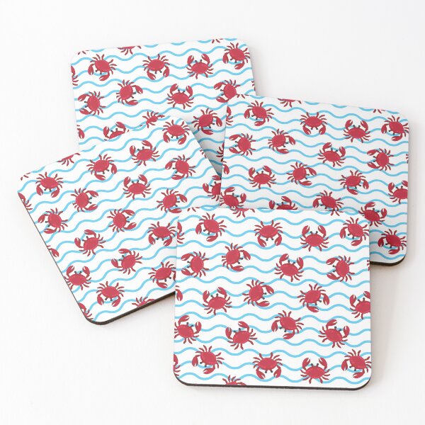 Item preview, Crabby Wave Pattern designed and sold by AdventureTee.