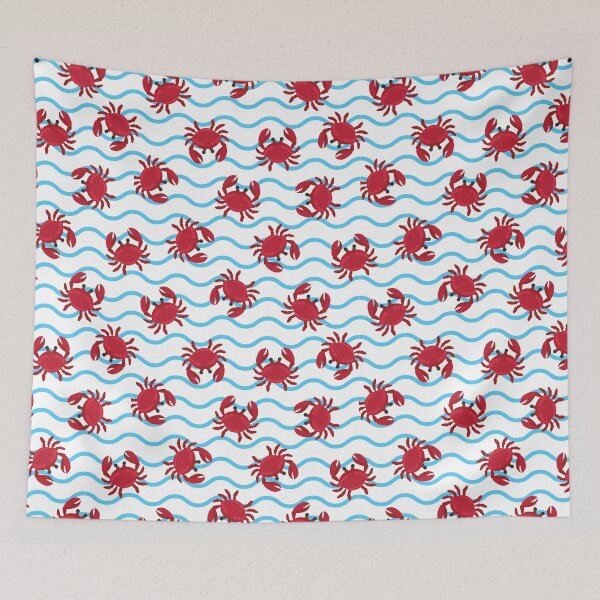 Artikelvorschau, Crabby Wave Pattern entworfen und verkauft von AdventureTee.