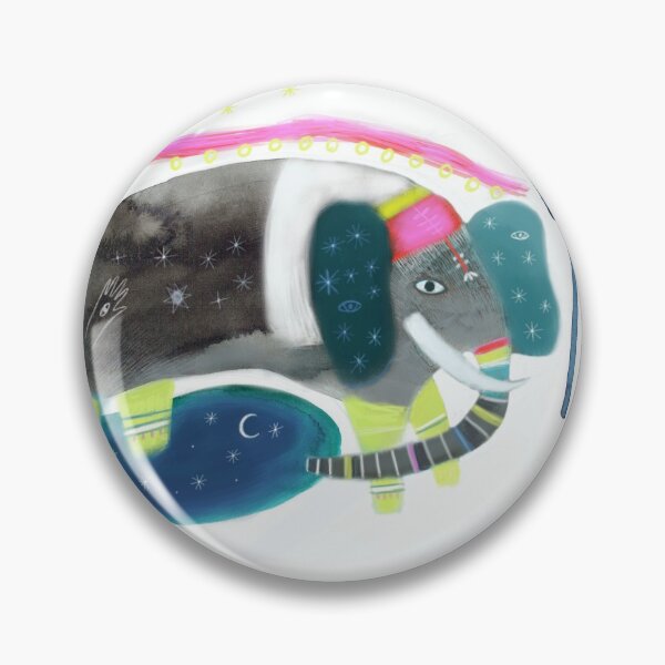 Item preview, Elephant and stars. designed and sold by Rachel Oldfield.