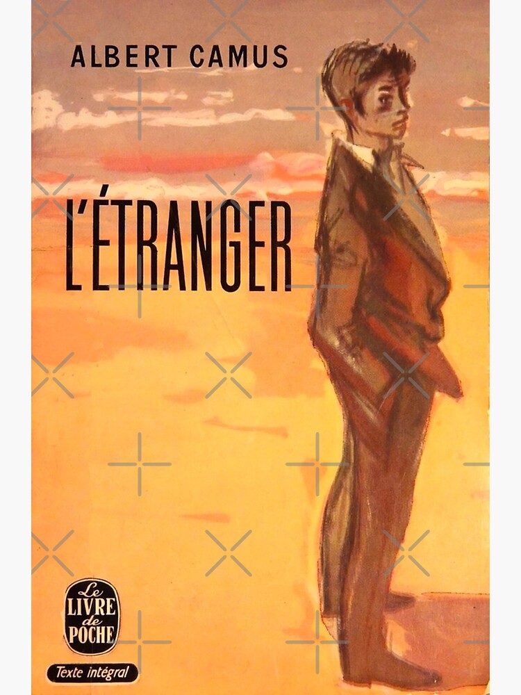 Discover The Stranger by Albert Camus (The Outsider or L'Etranger, french version) Premium Matte Vertical Poster