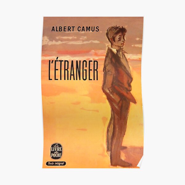 The Stranger d'Albert Camus (The Outsider or L'Etranger, version française) Poster