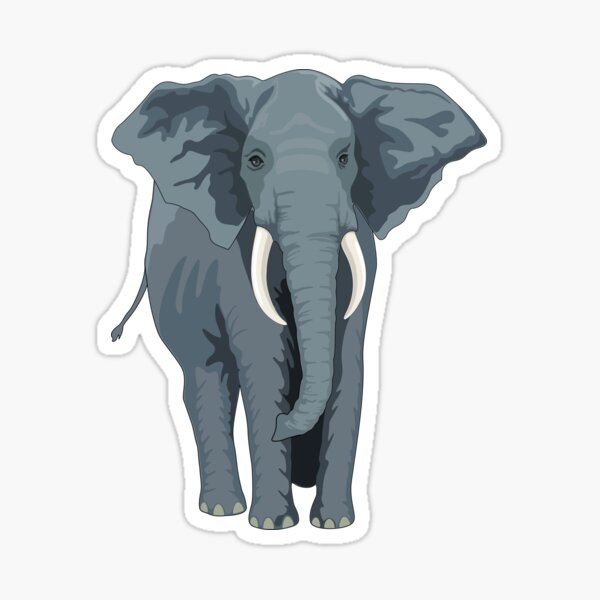 Aperçu de l'œuvre Éléphant d'Afrique sauvage majestueux créée et vendue par Sv1402.
