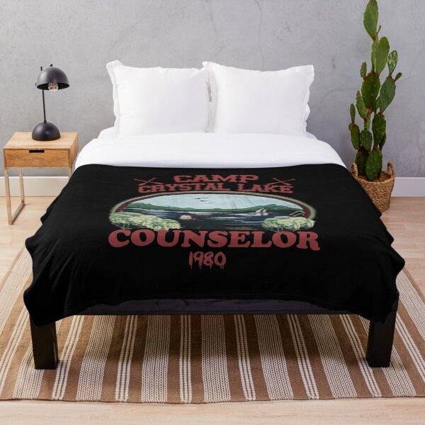 Camp Crystal Lake Counselor Throw Blanket