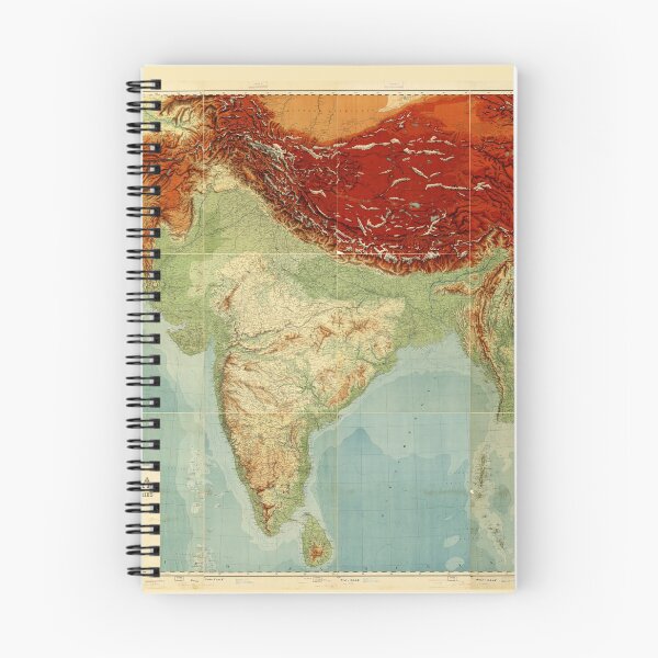 Item preview, Map of India (1917) designed and sold by allhistory.