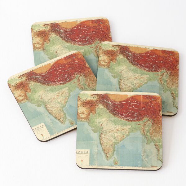 Item preview, Map of India (1917) designed and sold by allhistory.