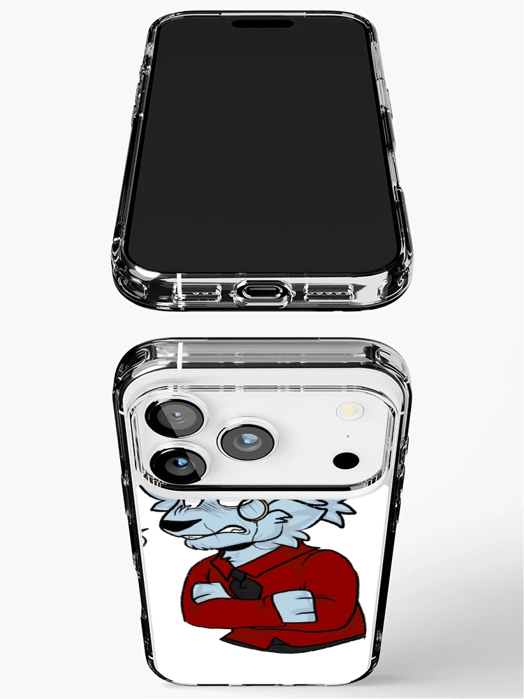 Thumbnail 3 of 5, iPhone Case, Grumpy wolf designed and sold by RottenMeat.