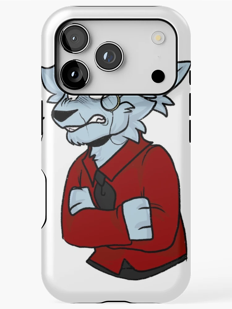 Thumbnail 1 of 4, iPhone Case, Grumpy wolf designed and sold by RottenMeat.