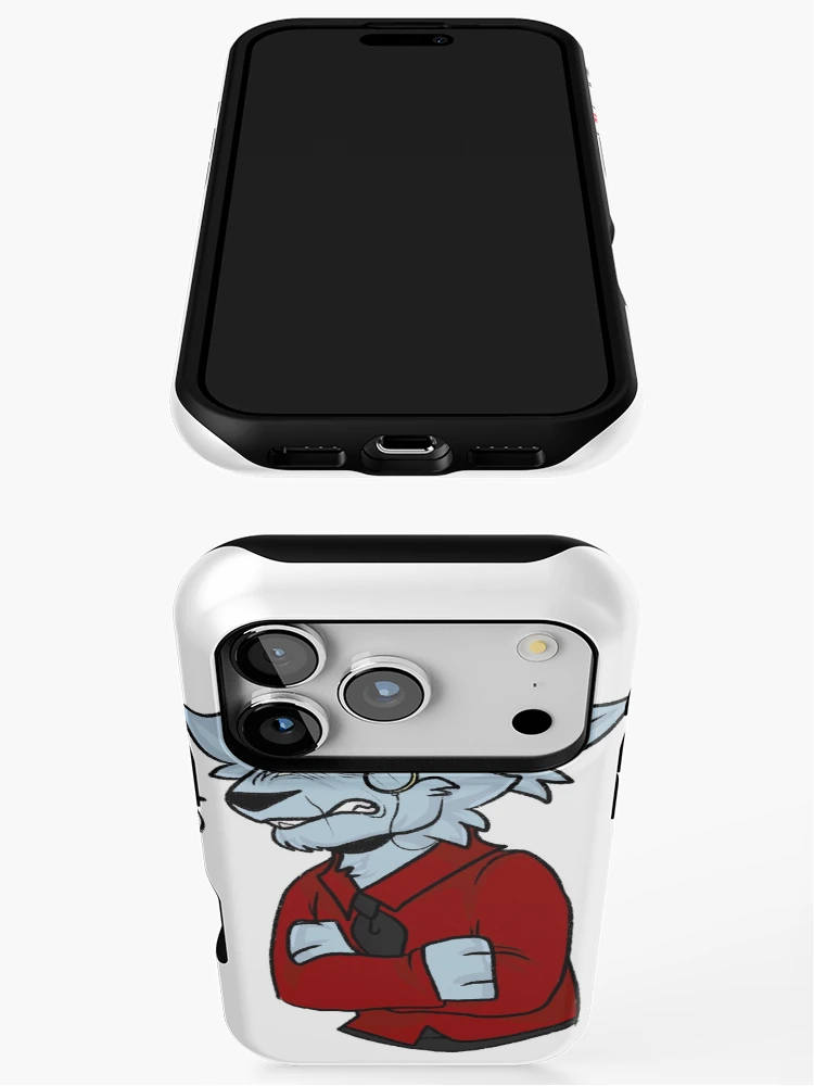 Thumbnail 3 of 4, iPhone Case, Grumpy wolf designed and sold by RottenMeat.