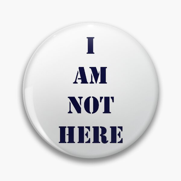 Item preview, I AM NOT HERE 01, graphic, t-shirt. designed and sold by JulianFJones.