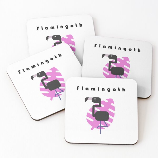 Item preview, Flamingoth (Goth Flamingo) Text designed and sold by jezkemp.