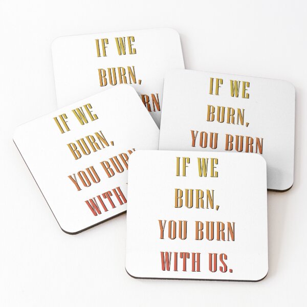 Item preview, You Burn With Us designed and sold by PantasticPanic.