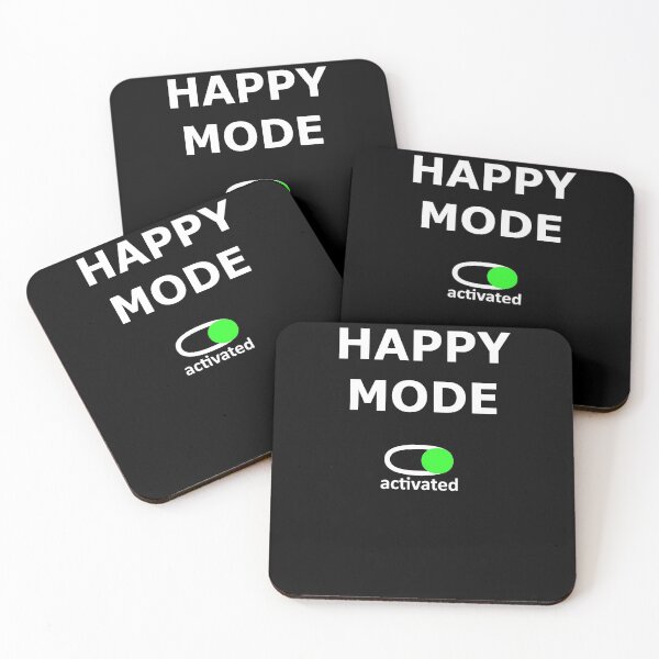 Item preview, HAPPY MODE ACTIVATED JOY HAPPINESS FUNNY FUN  designed and sold by martinosfr.