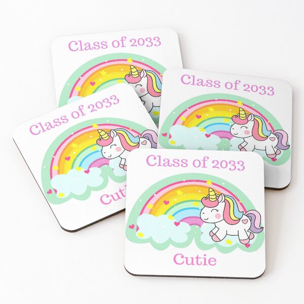 Item preview, Class of 2033 Unicorn Cutie designed and sold by GoodGirlDesigns.