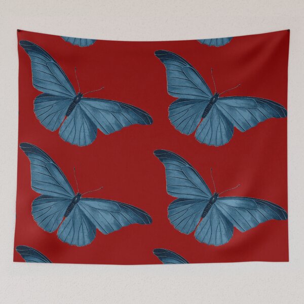 Item preview, Awesome Instagram Blue Light Flying Butterfly Trend designed and sold by corner-shop.