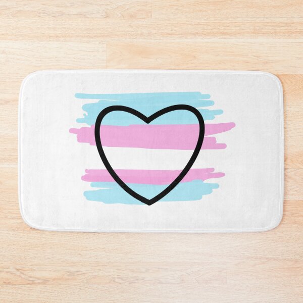 Artikelvorschau, Trans Flag Herz entworfen und verkauft von Artie297.
