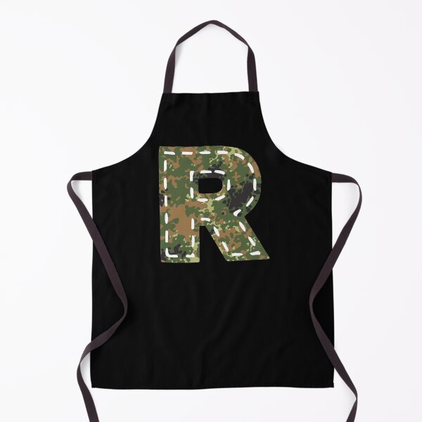 Item preview, R letter camouflage camouflage patch sewn Bundeswehr designed and sold by GeogDesigns.