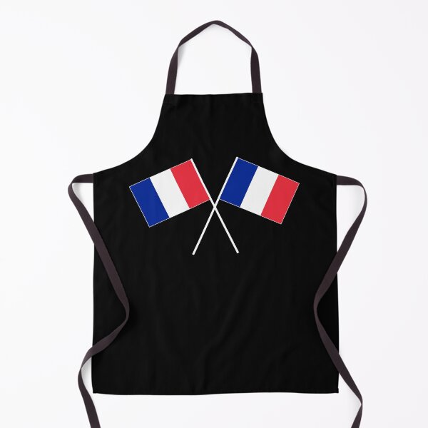 Item preview, France french crossed flags flags designed and sold by GeogDesigns.