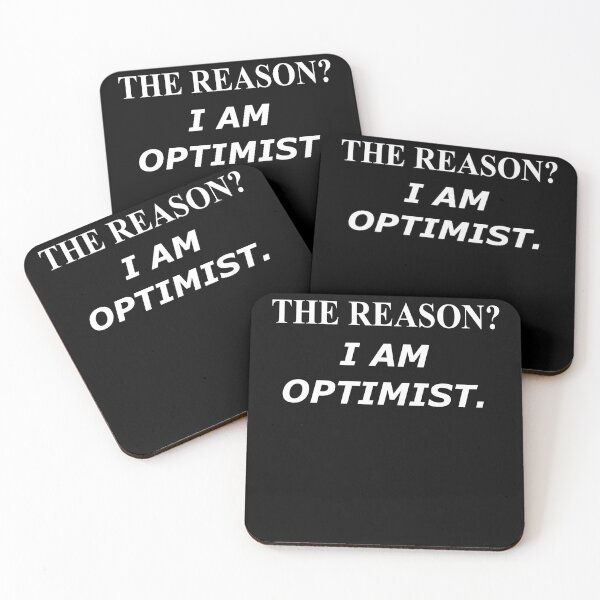 Item preview, I AM OPTIMIST OPTIMISM POSITIVE QUOTES designed and sold by martinosfr.