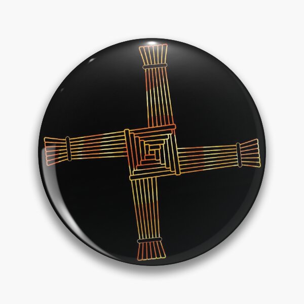 Item preview, Celtic Brigid’s Cross with black background designed and sold by NYXFN.