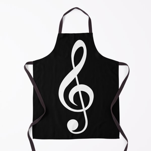 Item preview, Clef G - symbol (white) designed and sold by ASTlogo.