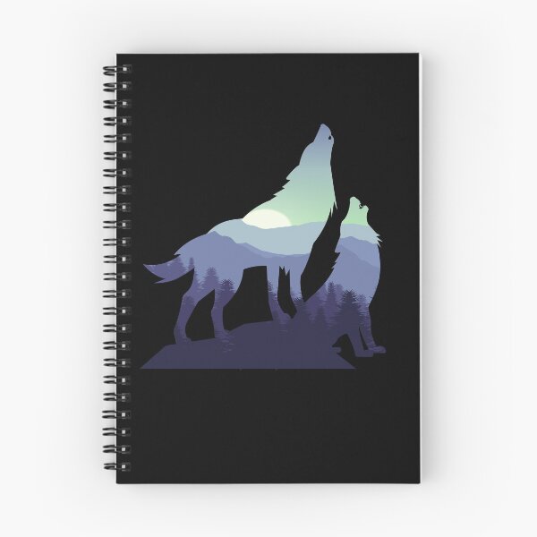 Item preview, Howling Wolves Forest Silhouette Forest Pack Of Wolves Lover Gear designed and sold by DynamicDesign.