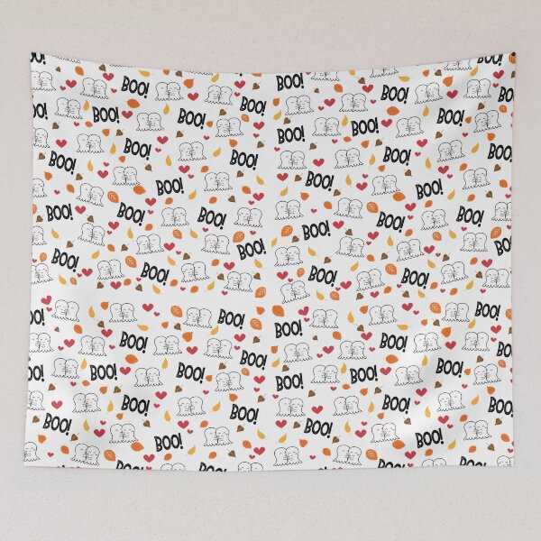 Item preview, Boo Halloween Ghost Pattern  designed and sold by qitrechio.