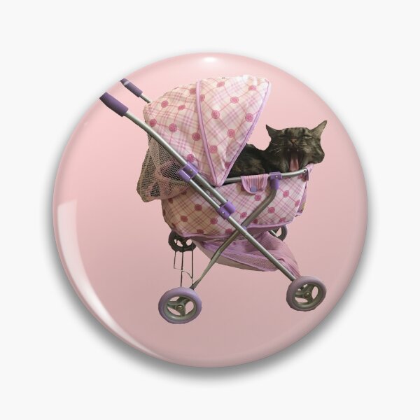 Item preview, stroller cat designed and sold by maybechickentho.