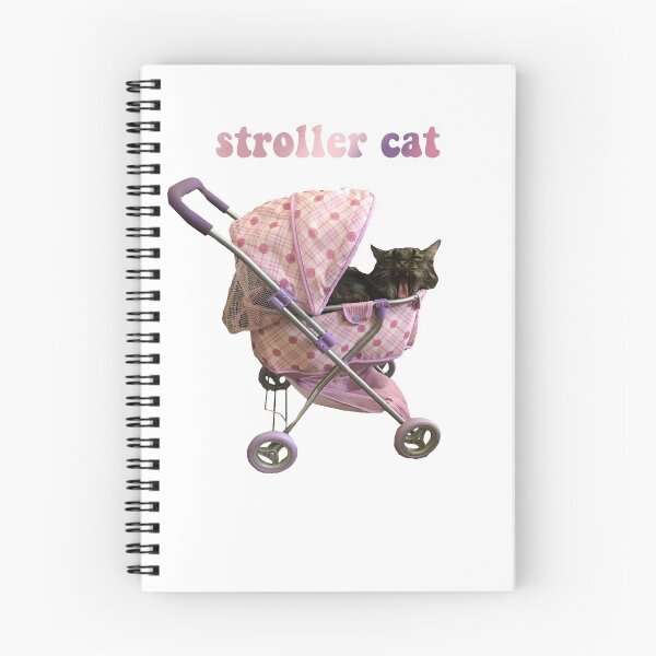Item preview, stroller cat designed and sold by maybechickentho.