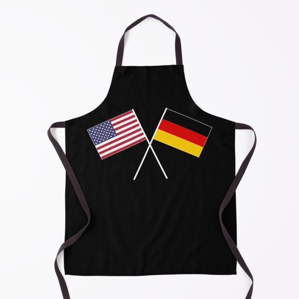 Item preview, USA Germany crossed flags friendship designed and sold by GeogDesigns.