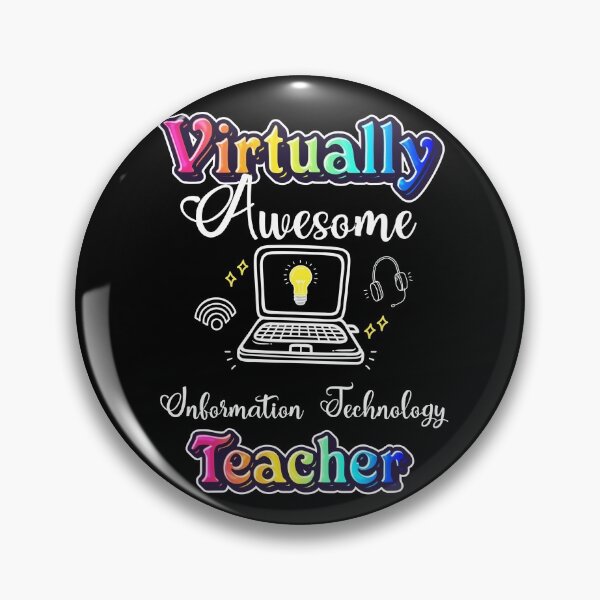 Item preview, Virtually Awesome Information Technology Teacher designed and sold by Thedoode.