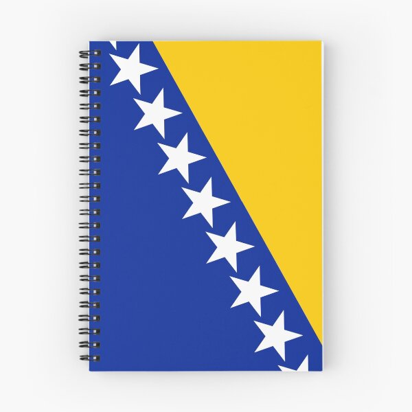 Artikelvorschau, Bosnien und Herzegowina Flagge entworfen und verkauft von Stoopiditees by The Golden Age of Stoopid.