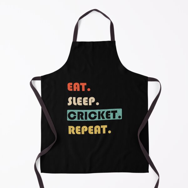 Item preview, Eat Sleep Cricket Repeat Funny Sport designed and sold by artworkbyrihen.