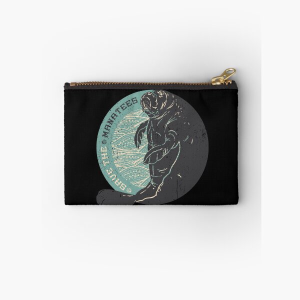 Item preview, Save The Manatees Logo Love Ocean Animals Retro Manatee Gear designed and sold by DynamicDesign.