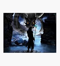 Loki and Jormungandr Photographic Print