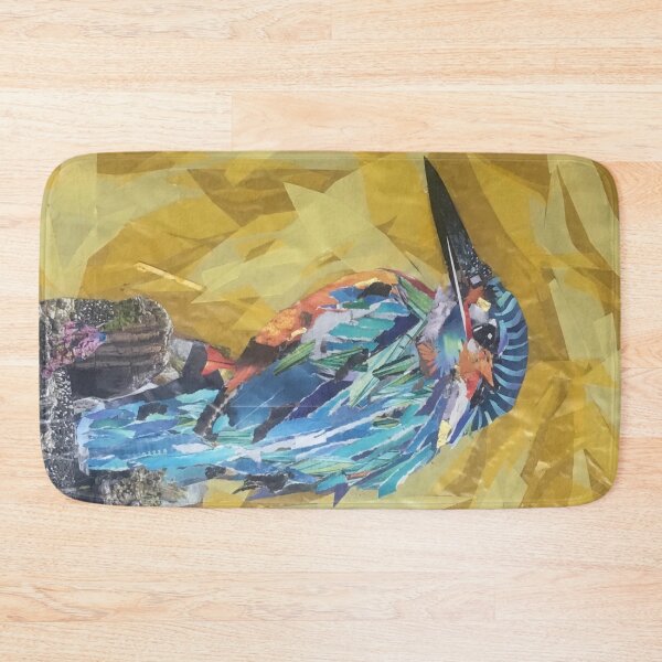 Artikelvorschau, Eisvogel-Vogel-Collage Naturwelt entworfen und verkauft von Julieford.