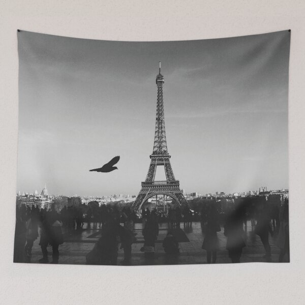 Item preview, Paris in the evening Black and white designed and sold by KavishJ.