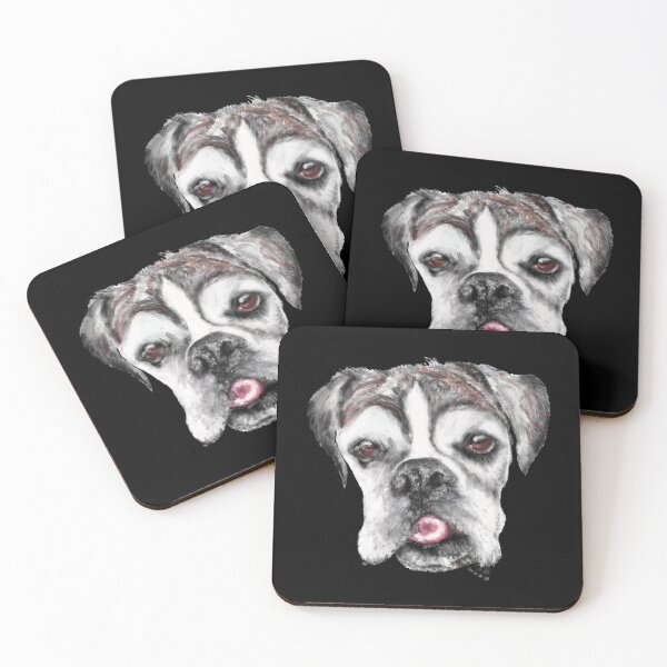 Item preview, BRINDLE BOXER DOG PORTRAIT PRINCESS PRU designed and sold by GIVENGRACE.ART.