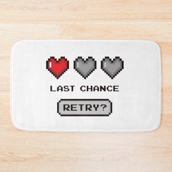 Item preview, Retro gaming design with remaining lives heart. designed and sold by Crafteez.