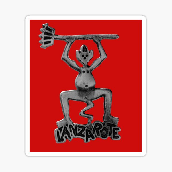 Lanzarote devil - Red Sticker
